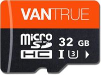 Vantrue 32GB microSDXC Card, USH-I U3 Memory Card with Adapter Meet 4k UHD Video Recording Compatible with Dash Cam, Camera, Mobile Phone, Laptop, Tablet, PC