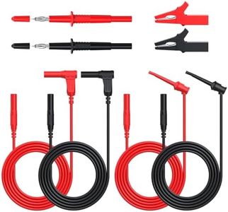 Neoteck 8 Pieces Multimeter Test Lead, Test Lead with Alligator Clips and Test Probe