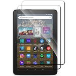 [2 Pack] Warmyee Screen Protector for All-New Fire HD 8/Fire HD 8 Plus/Fire HD 8 Kids (10th Generation - 2020 Released), Tempered Glass