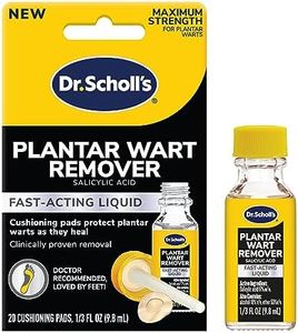 Dr. Scholl's LIQUID PLANTAR WART REMOVER // 1/3 Fl Oz, Clinically Proven, Fast-Acting, Maximum Strength for Plantar Warts, 20 Treatments