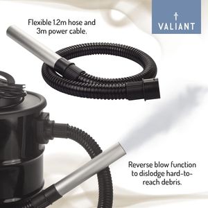 Valiant 1000W Ash Vacuum Cleaner – 20L Capacity