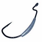 Gamakatsu Weighted Superline Extra Wide Gap Hook-5 Per Pack (Black, 5/0-1/16)