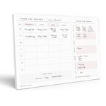 Betterday Studio - Meal Planner and Grocery List, Meal Planning Pad, Menu Planner | Weekly Planner for Meals and Shopping List Guide - Food Prep Planner, Grocery Planning & Meal Planning Pad (A4 Size)