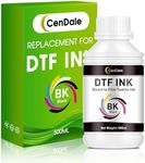 CenDale Premium DTF Black Ink - 500ML for PET Film, Refill Ink for Epson ET-8550, L1800, L800, R2400, R1390, P400, P800, XP15000, Heat Transfer Printing Direct to Film