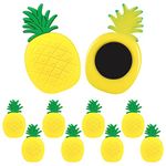 Warmhm 10pcs 3D Pineapple Fridge Magnets Whiteboard Sticker Fruit Refrigerator Decorations Pineapple Magnets Decor