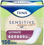 TENA Incontinence Pads, Bladder Control & Postpartum for Women, Ultimate Absorbency, Long Length, Intimates - 156 Count (4 Packs of 18)