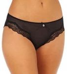 Lunaire Women's Plus Size Simply Sexy Ashley Lace Seduction Bikini Panty - black - XL