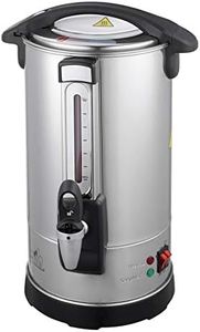 Classic Kitchen 40 Cup Capacity Hot Water Boiler Urn with new Twisloc˜ Safety Locking Tap, Metal Spout, Stainless Steel Double Wall and a Unique Circuit Board controlled Heating System allowing for