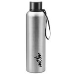 Milton Aura 1000 Thermosteel Bottle, 1.05 litre, Silver | 24 Hours Hot and Cold | Easy to Carry | Rust & Leak Proof | Tea | Coffee | Office| Gym | Home | Kitchen | Hiking | Trekking | Travel Bottle