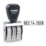 Trodat 1010 Manual Date Stamp, 12 Year, 4mm Character Size, English, Format: DEC 14 2030