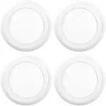 Sunco Lighting 5/6 Inch LED Disk Lights, Flush Mount Disc Recessed Ceiling Can Lighting, 1050 LM, 5000K Daylight, Dimmable, 15W=75W, Damp Rated ETL (Pack of 4)