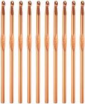 uxcell Aluminum Crochet Hook 5.5mm 