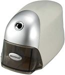 Bostitch Office QuietSharp Executive Heavy Duty Electric Pencil Sharpener for 65% Faster Sharpening and 6X Longer Cutter Life - Colored Pencil Compatible, Gold Chrome