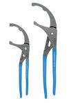 Channellock of-1 2-Piece Oil Filer/PVC Plier Gift Set: 12-Inch and 15-Inch, Matte/Unpolished