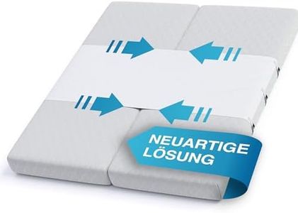 Briliantwerk® Puente de amor para colchones de 200 cm, no se desliza, solución innovadora como relleno de grietas para colchones para familias y parejas. El puente de cama se fija en < 5 minutos