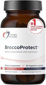 Designs for Health BroccoProtect Broccoli Seed & Mustard Seed Supplement - Enhanced with Myrosinase Enzyme to Optimize Bioavailability (90 Capsules)