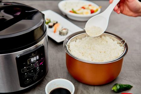 Yum Asia Kumo Rice Cooker, 5.5 Cup Capacity – Compact Electric