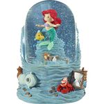 Precious Moments 201114 Disney Showcase The Little Mermaid Sea Treasures Ariel Resin/Glass Musical Snow Globe, Multicolored