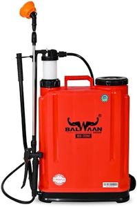 BALWAAN Krishi BS-20M Manual Sprayer | 20 litres Tank Capacity | High Pressure Sprayer | Durable Material | Suitable for Spraying in Agriculture | Get Free 3 Nozzels