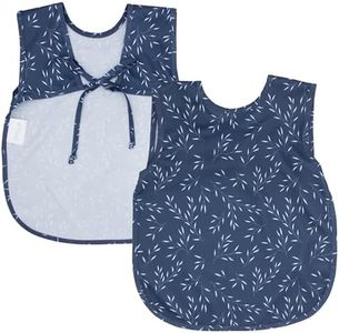 BapronBaby Willow Bapron - No Neck Tie Safer Bib for Baby & Toddler - Soft Waterproof Stain Resistant - Machine Washable - Sz Baby/Toddler 6m-3T