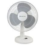 16" Oscillating Table Fan, White, CZ161