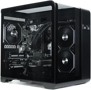 ionz Gaming PC LCD Desktop | Ryzen 7 5700X | NVidia RTX 4070 | 16GB RAM | 1TB NVME SSD | 240mm AIO | 700W 80+ PSU | Windows 11 - Curve | Black