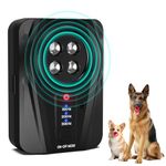 Dog Bark Deterrent Device, Auto Anti Barking Devices for Dogs 33FT, Ultrasonic Dog Barking Device with 3 Modes, Rechargeable Dog Bark Stopper for Dog, Stop Dog Barking Device Safe for Puppy Large Dogs