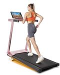 DeerRun Treadmills for Home with Incline and Handles, 3.5 HP Foldable Walking Pad Treadmill 350 LBS Weight Capacity for Small Spaces, Folding Running Machine with Smart APP