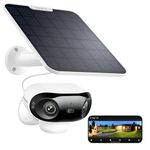 Reolink 4K Battery Security Camera Outdoor Wireless with Dual Lens 180° View, Argus 4 Pro + 6W Solar Panel, 2.4/5GHz WiFi, AI Detection, Colour Night Vision, Works with Alexa, No Subscription Fee