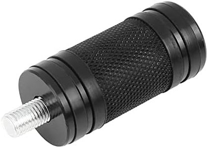 uxcell M8 x 1.25 Black Billet Knurled Burst Motorcycle Shifter Peg for Harley Davidson Touring