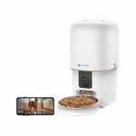 HI Focus 4L Smart Automatic Pet Feeder with 1080p HD Camera, Wi-Fi App Control, Two-Way Audio, Night Vision & Scheduled Feeding for Cats & Dogs