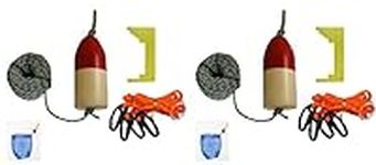 KUFA Crabbing Accessory Kit (1/4" X100' Lead Rope, Clipper, Harness, Bait Bag & 14" Float) (2 Pack)