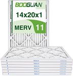 BOOGUAN 14X20X1 MERV11 Pleated AC F
