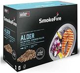 Weber SmokeFire Hardwood Pellets | Alder Cooking Pellets, Best for Fish | 8 kg Box | BBQ & Wood Pellets Smoker Fuel | 100% Natural, Sustainable Wood for Barbeques & Wood Fired Grills (18290), Brown