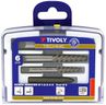 TIVOLY - Kit Extracteurs de Vis Cassée - 5 Extracteurs HCS : N1-N2-N3-N4-N5 + 1 X-Out N2 - Pour Extraction de Vis et Goujons M4 à M18