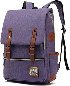 UGRACE Slim Business Laptop Backpack Elegant Casual Daypacks Outdoor Sports Rucksack School Shoulder Bag for Men Women, Tear Resistant Unique Travelling Backpack Fits up to 15.6Inch Laptop in Violet