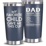 NewEleven Gifts For Dad - Birthday Gifts For Dad From Daughter, Son, Kids - Husband Gifts - Birthday Present Ideas For Father, Husband, New Dad, Bonus Dad From Daughter, Son - 20 Oz Tumbler