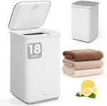 Towel Warmer Square Shape, 18L Towel Warmers for Bathroom Compact Design for Saving Space, 4 Heating Mode, 5 Minutes Fast Heating&Safety Lock, Heated Towel Warmer Bucket Fits 3 Towels for Home,Spa