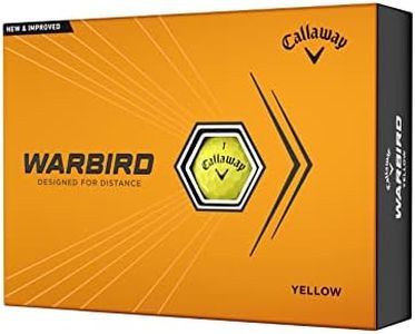 Callaway Warbird Golf Balls (2023 Version, Yellow)