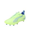 Puma Unisex-Kid Ultra 5 Play FG/AG Jr Fizzy Apple-White-Bluemazing Football Shoe - 12 UK (10769503)