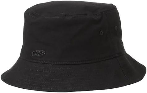 Keen Logo Stretch Bucket Hat Cap, Black, One Size