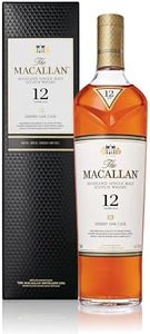 The Macallan 12 Years Old Sherry Oak | Scotch | Highland | Single Malt Whisky | Dried Fruit, Oak Spice and Nutmeg | European Oak Sherry Seasoned Casks | 40 Percent ABV | 70 cl (Package may vary)