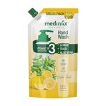 Medimix Ayurvedic Nature Fresh Hand Wash Refill With Lemon, Tulsi & Aloe Vera For Soft & Odour-Free Hands 675ml | 99.9% Germ Protection | Shop Herbal | Natural | Soap-free | 100% Vegan