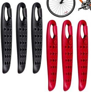 Proberos® 6Pcs Roadside Bicycle Tyre Levers Tool for Inner Tube Tire, 4.3 Inches High Strength Plastic Bike Tire Tyre Lever Valve Core Tool Bicycle Repair Tool