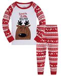 TEDD Christmas Pjs Kids Pyjamas Set for Boys Pajamas Cotton Toddler Baby Clothes Girls Nightwear Sleepwear Unisex Long Sleeve 2 Piece Nightwear Outfit 9-10 Years