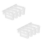 Leadigol Refrigerator Partition Board 8pcs Side Flexible Retractable Fridge Divider Protable Splint Shelf Organizer