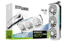 ZOTAC Gaming GeForce RTX 4070 Ti Super Trinity GDDR6X White Edition 256bit PCIe 4 Graphics Card with 2625Mhz Boost Clock & 2 Years Warranty + 3 Years Extended Warranty