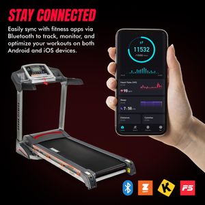Branx Fitness Elite Runner Pro Treadmill – Folding Electric Running Machine