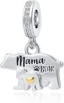 GMXLin Mama Bear Charm for Pandora 