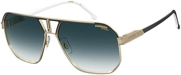 Carrera 1062/S 2m2 62/14/145 Men's Sunglasses, 2M2/08 Black Gold, 62 Unisex